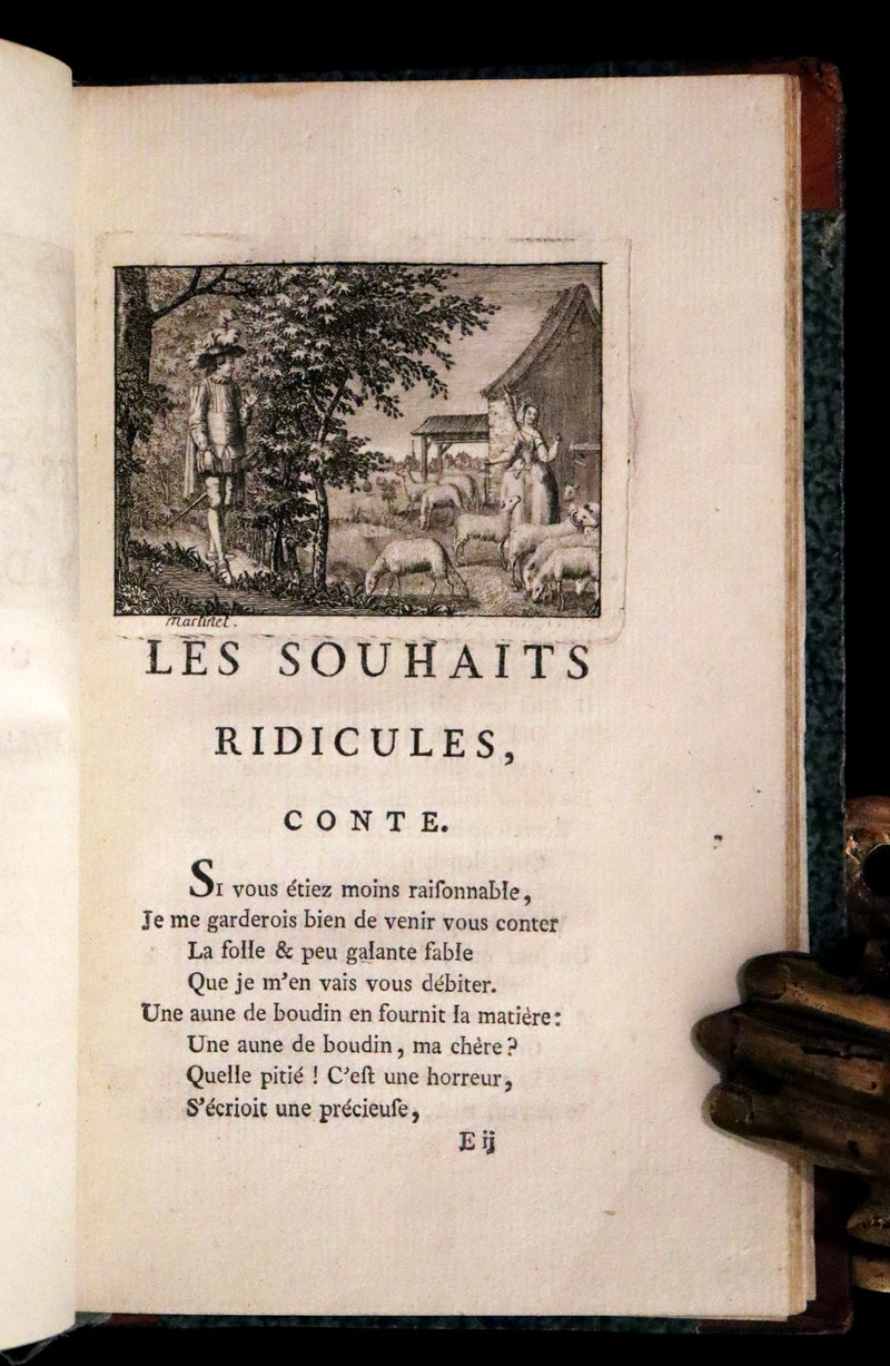 1781 Scarce French early Edition ~ Griselidis, Peau d’Ane et Les Souhaits ridicules. Contes de Perrault. Fairy Tales.