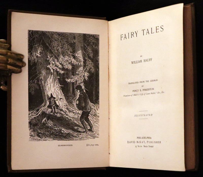 1880 Scarce First US Edition - William HAUFF'S Fairy Tales. Illustrated.