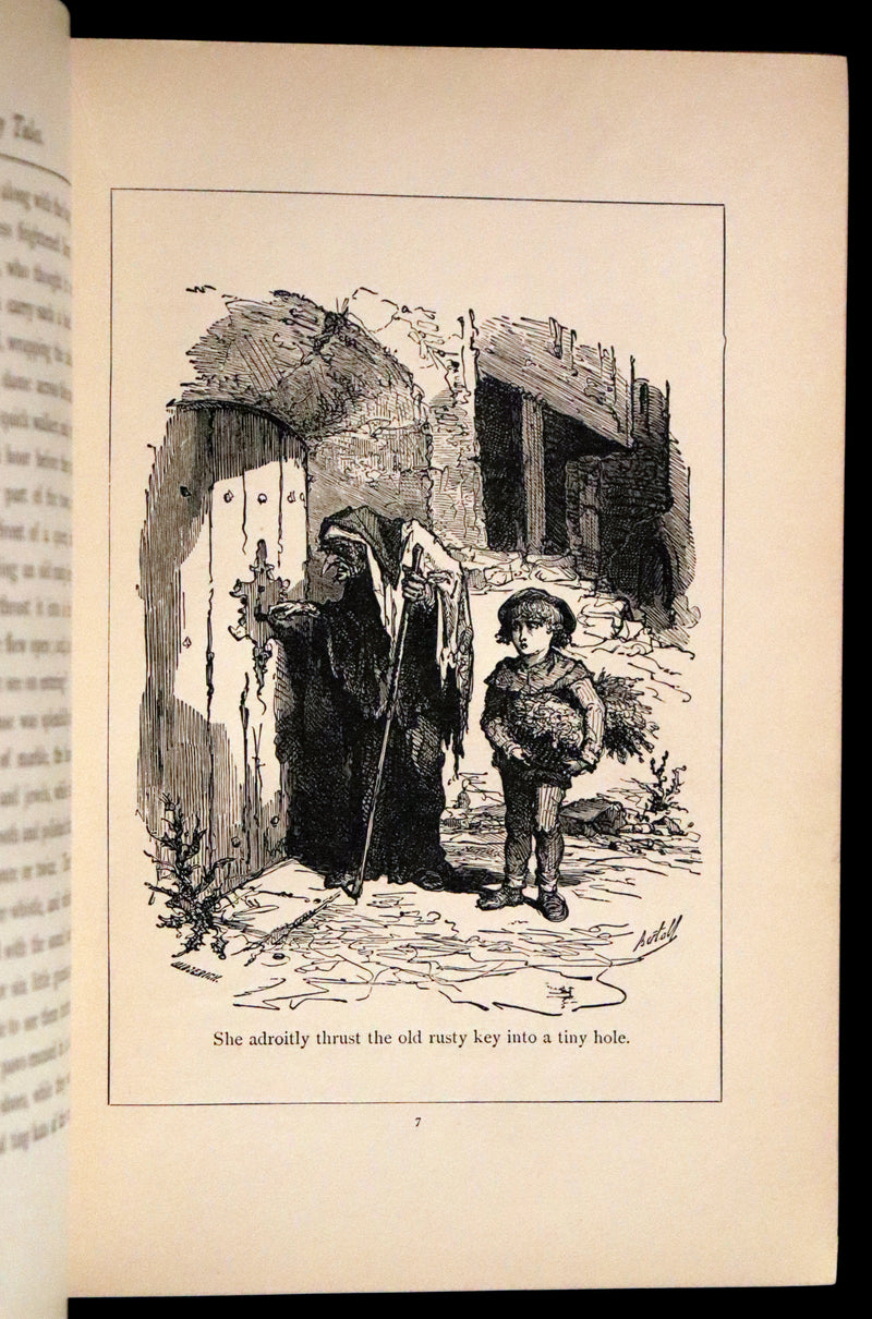 1880 Scarce First US Edition - William HAUFF'S Fairy Tales. Illustrated.
