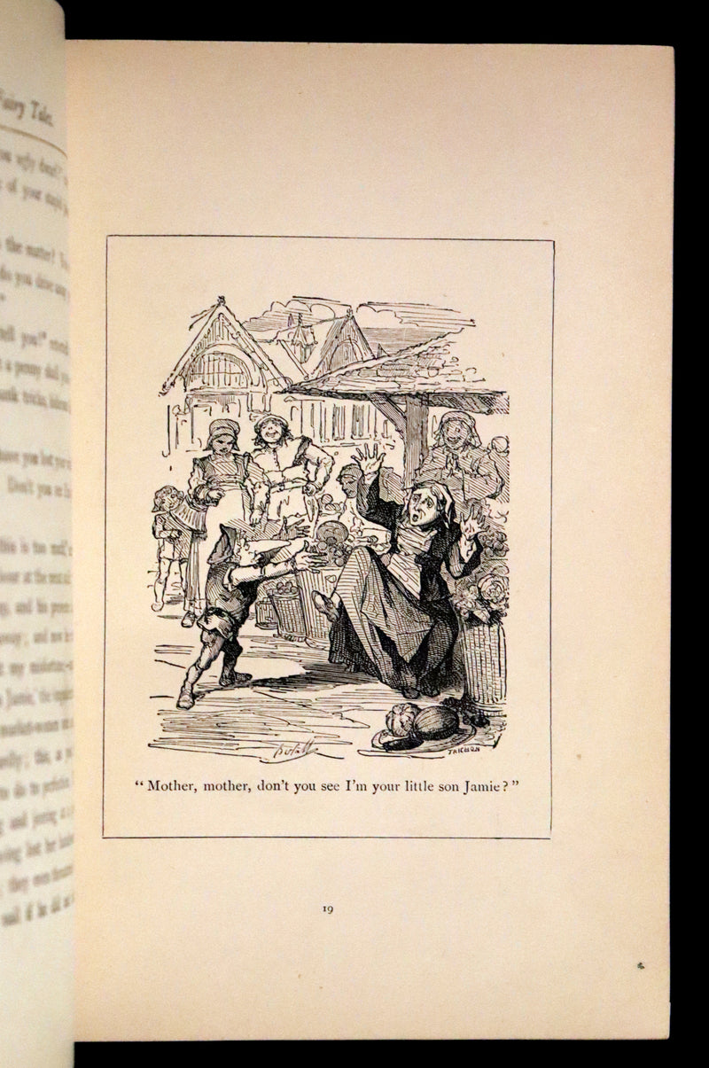 1880 Scarce First US Edition - William HAUFF'S Fairy Tales. Illustrated.