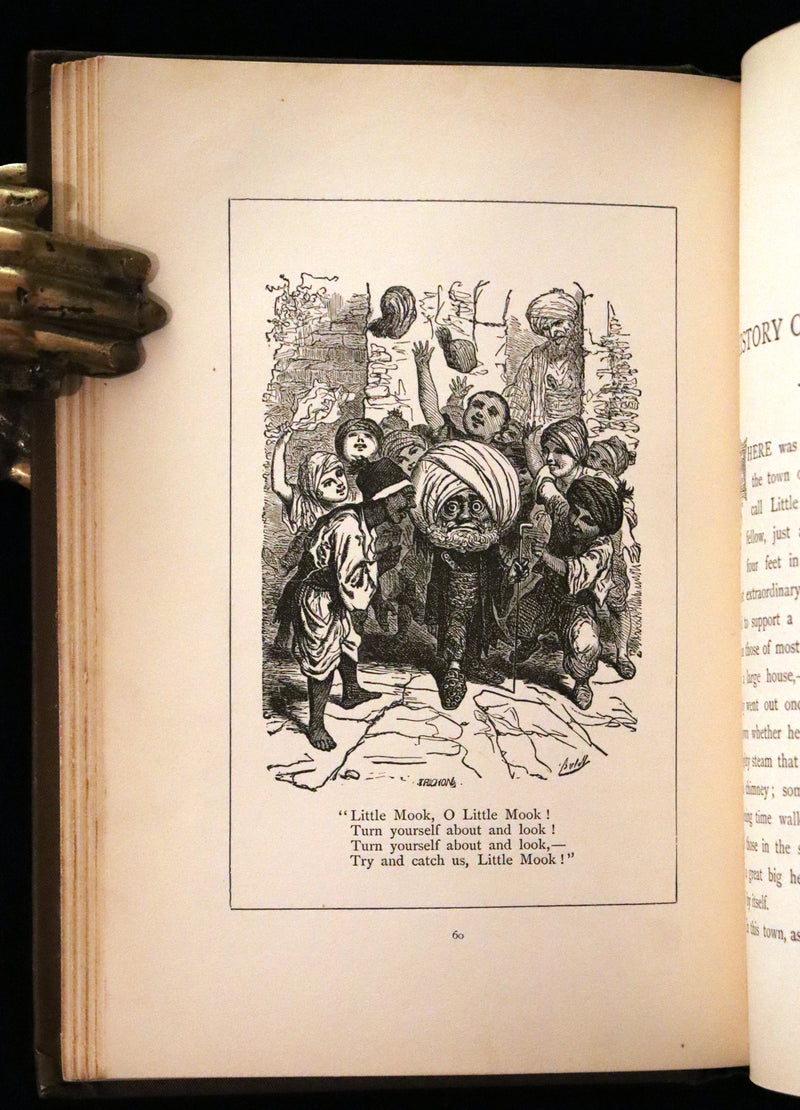 1880 Scarce First US Edition - William HAUFF'S Fairy Tales. Illustrated.