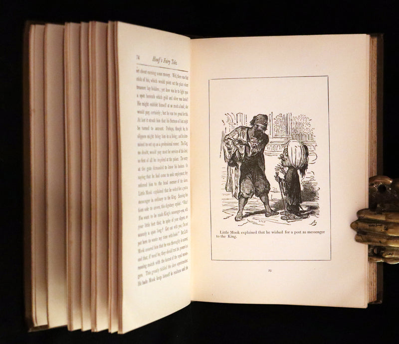 1880 Scarce First US Edition - William HAUFF'S Fairy Tales. Illustrated.