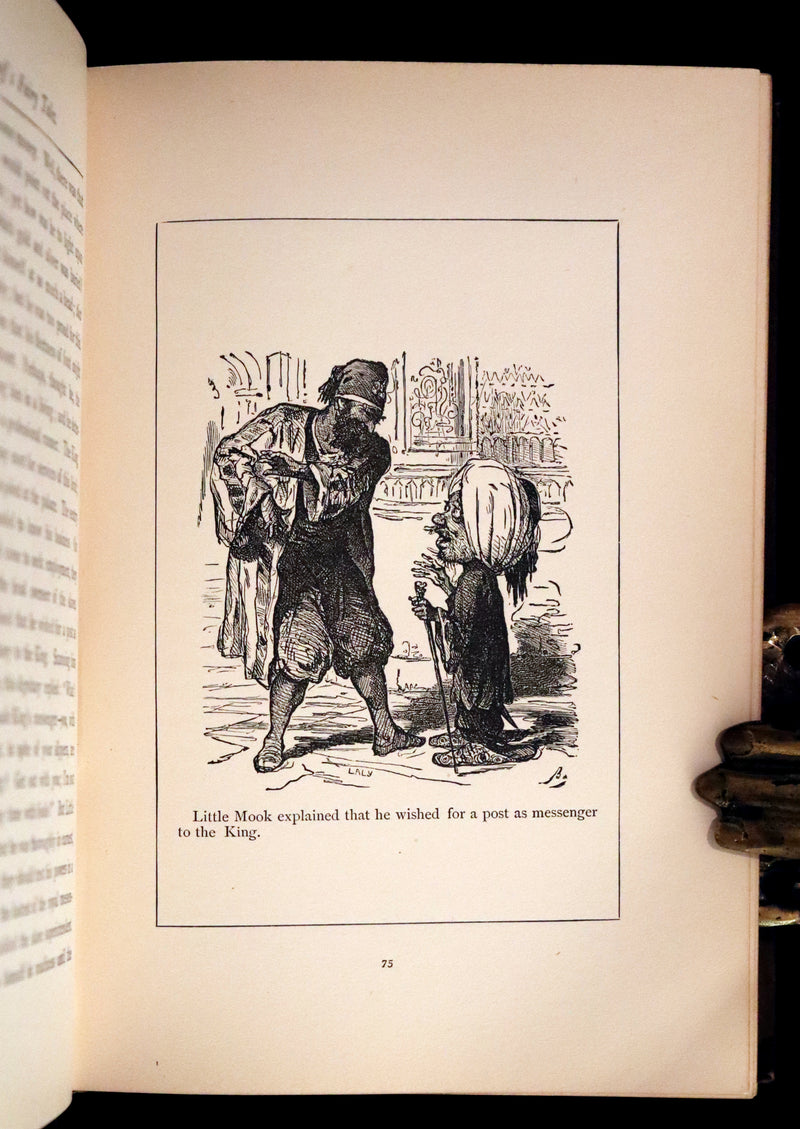 1880 Scarce First US Edition - William HAUFF'S Fairy Tales. Illustrated.