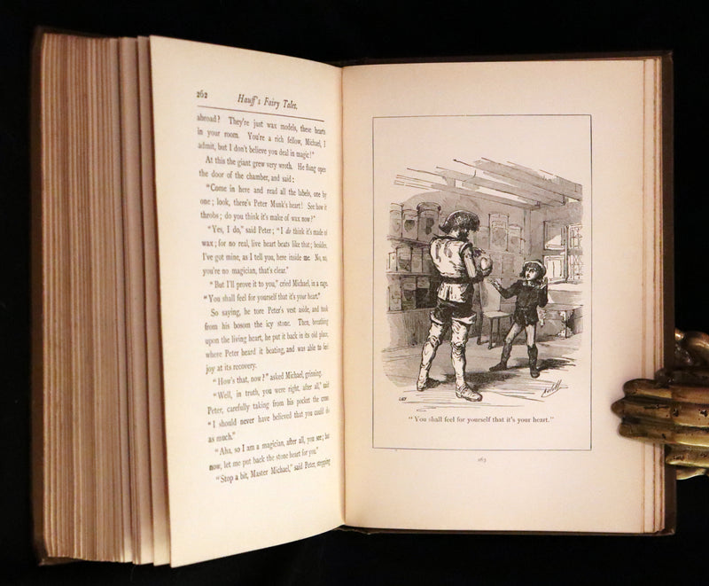 1880 Scarce First US Edition - William HAUFF'S Fairy Tales. Illustrated.