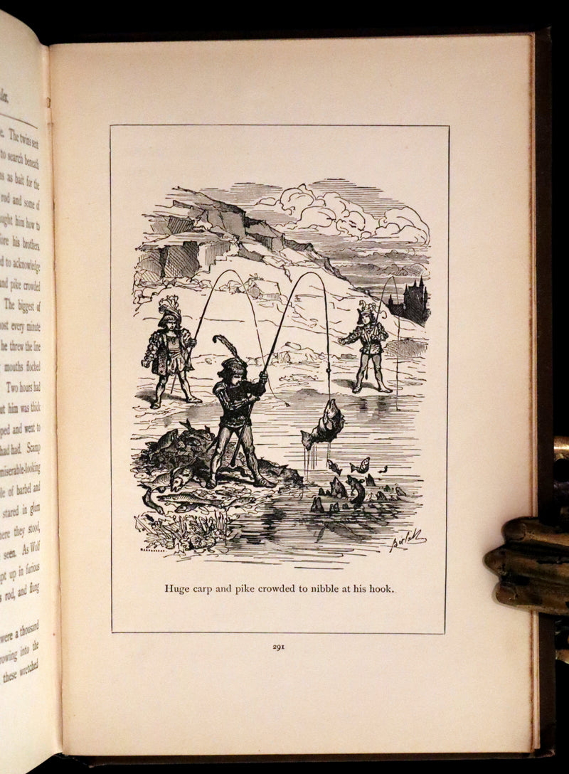 1880 Scarce First US Edition - William HAUFF'S Fairy Tales. Illustrated.