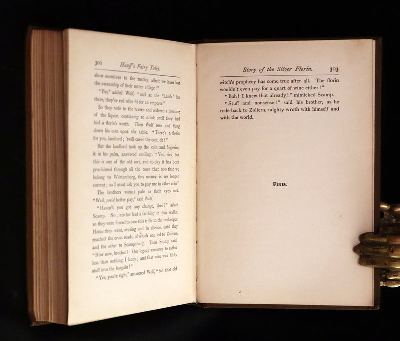 1880 Scarce First US Edition - William HAUFF'S Fairy Tales. Illustrated.