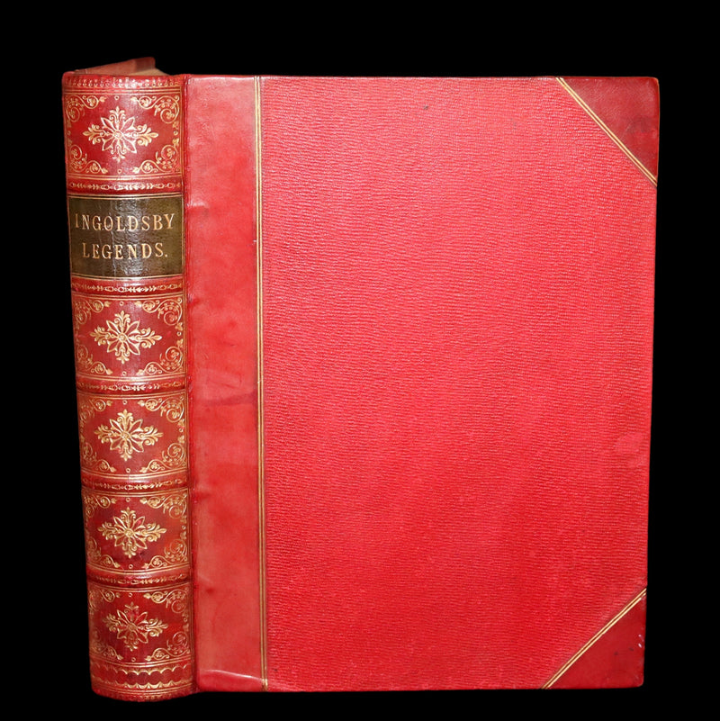 1870 Beautiful Binding - INGOLDSBY LEGENDS Illustrated by Cruikshank, Leech and Tenniel.