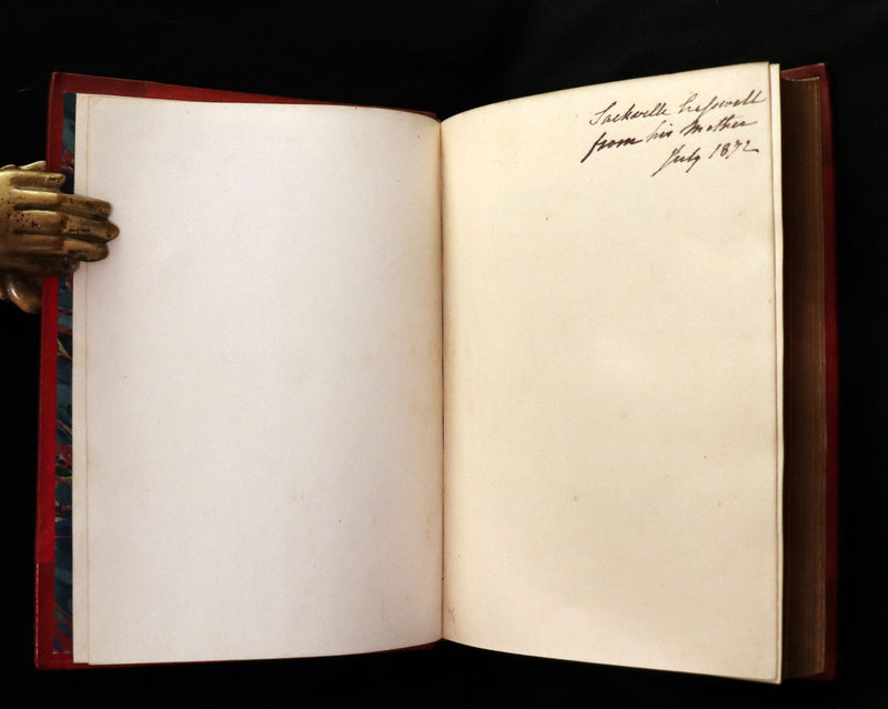 1870 Beautiful Binding - INGOLDSBY LEGENDS Illustrated by Cruikshank, Leech and Tenniel.