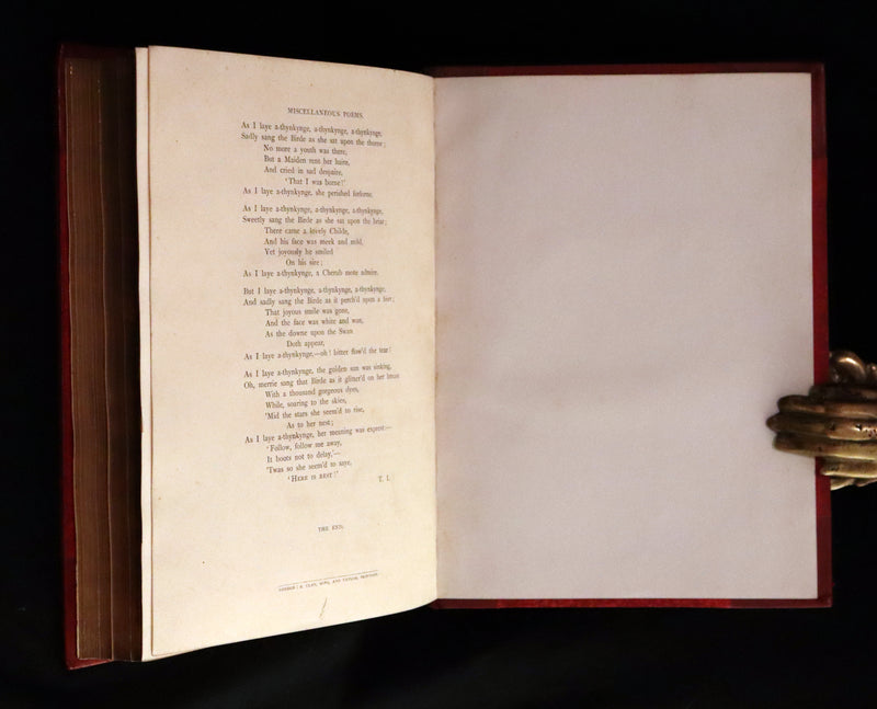 1870 Beautiful Binding - INGOLDSBY LEGENDS Illustrated by Cruikshank, Leech and Tenniel.