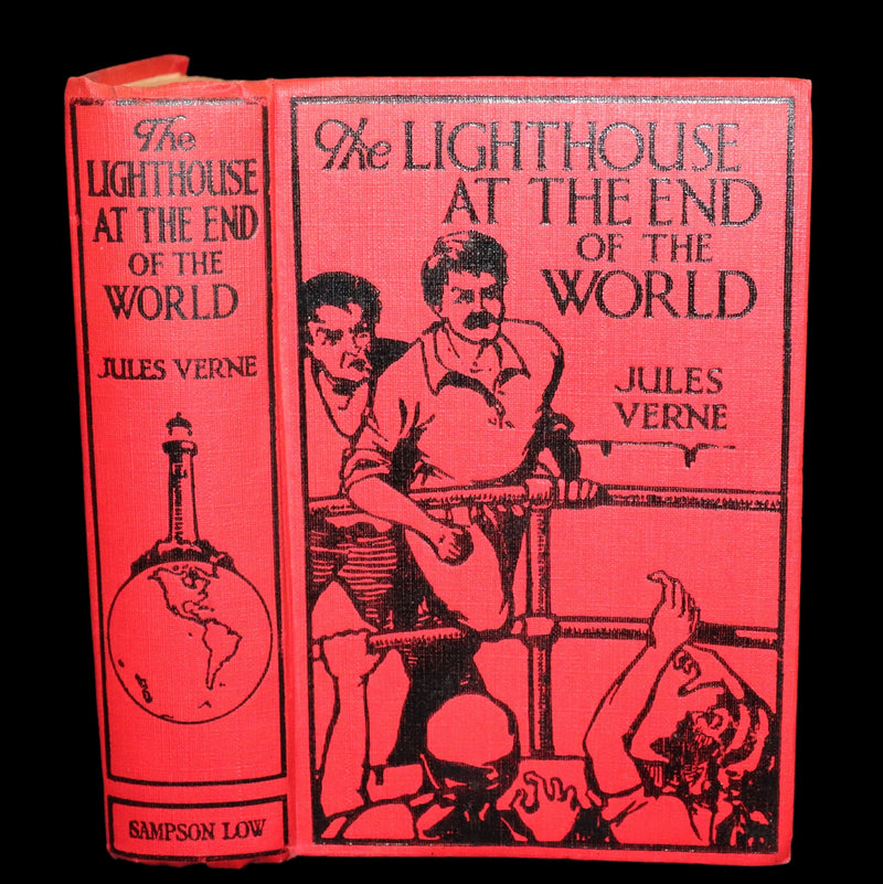 1927 Rare Early Edition - JULES VERNE, The Lighthouse at the End of the World.