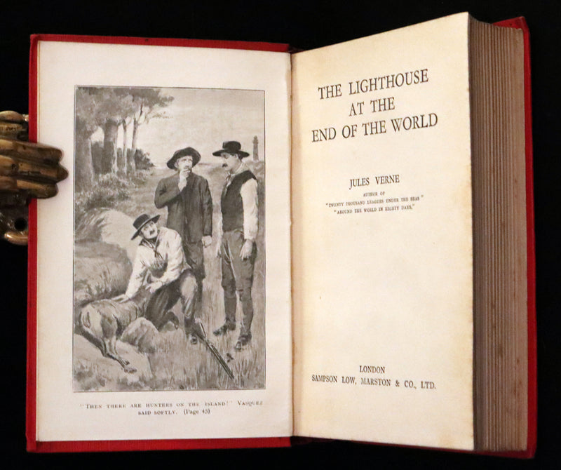 1927 Rare Early Edition - JULES VERNE, The Lighthouse at the End of the World.