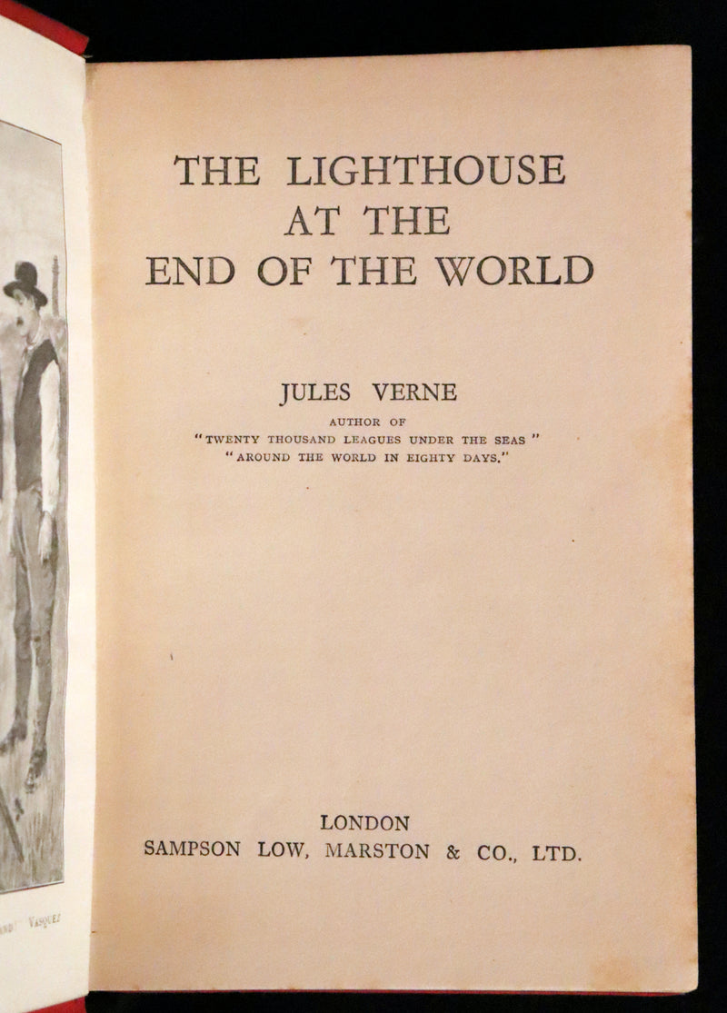 1927 Rare Early Edition - JULES VERNE, The Lighthouse at the End of the World.