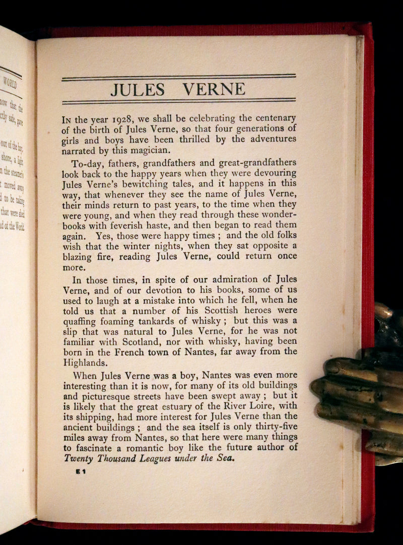 1927 Rare Early Edition - JULES VERNE, The Lighthouse at the End of the World.