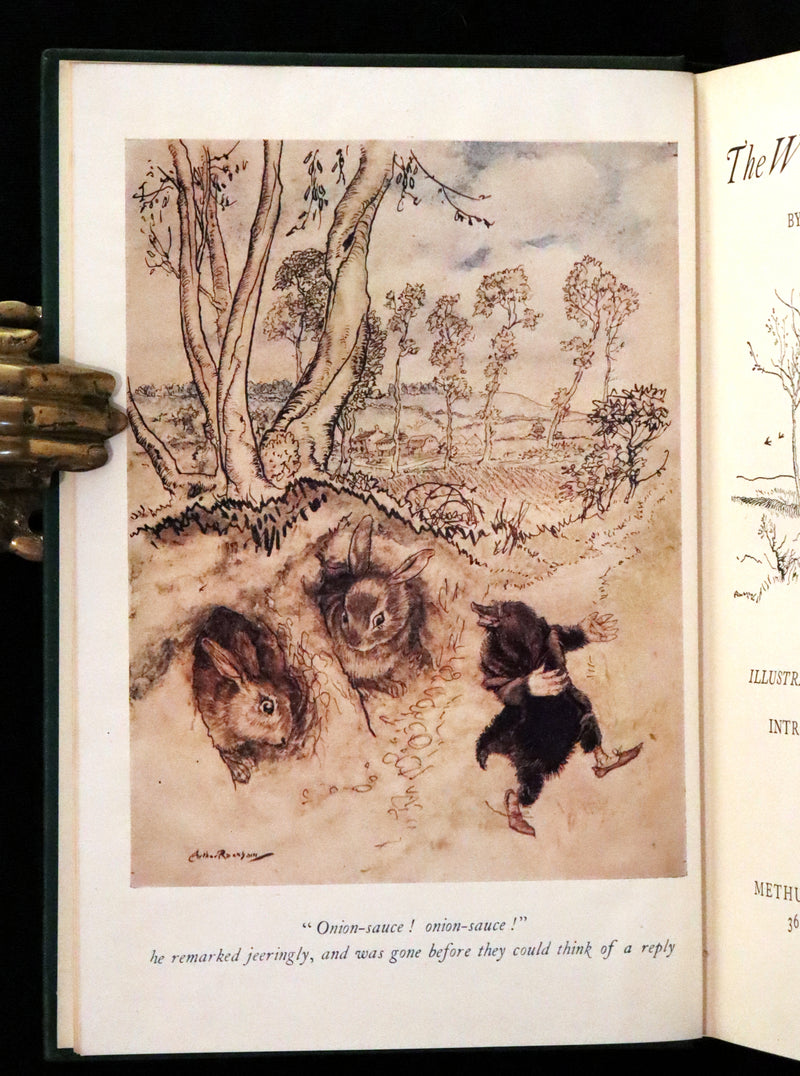 1950 Rare First RACKHAM Edition - The WIND IN THE WILLOWS by Kenneth Grahame.