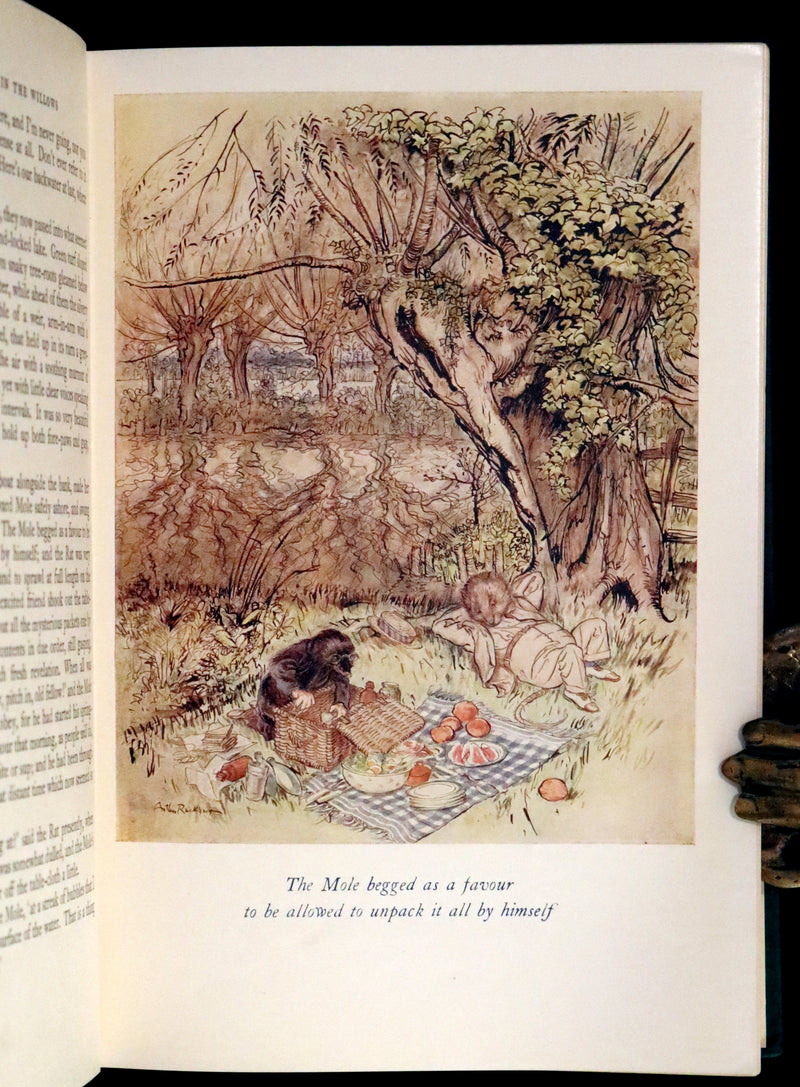 1950 Rare First RACKHAM Edition - The WIND IN THE WILLOWS by Kenneth Grahame.