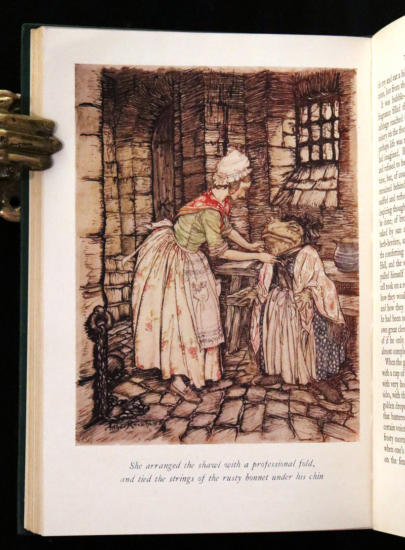1950 Rare First RACKHAM Edition - The WIND IN THE WILLOWS by Kenneth Grahame.