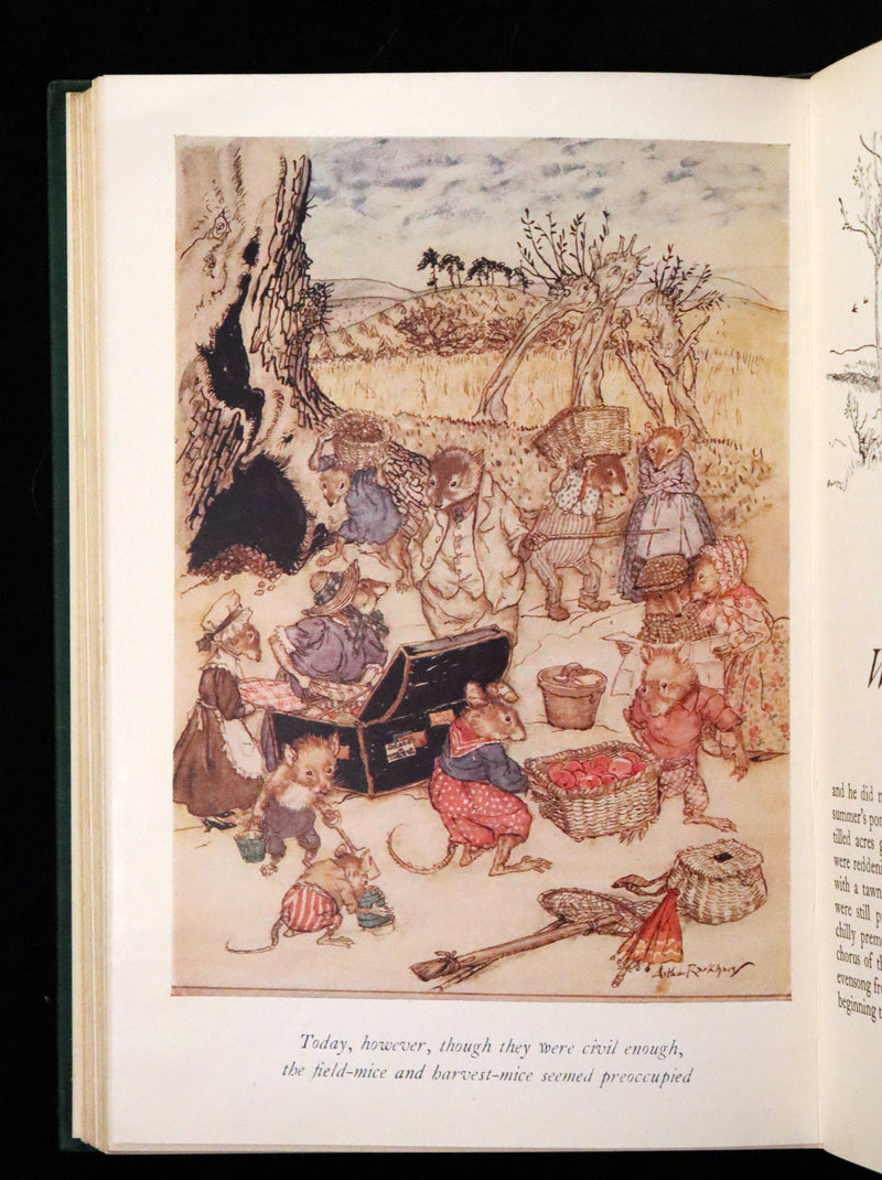1950 Rare First RACKHAM Edition - The WIND IN THE WILLOWS by Kenneth Grahame.