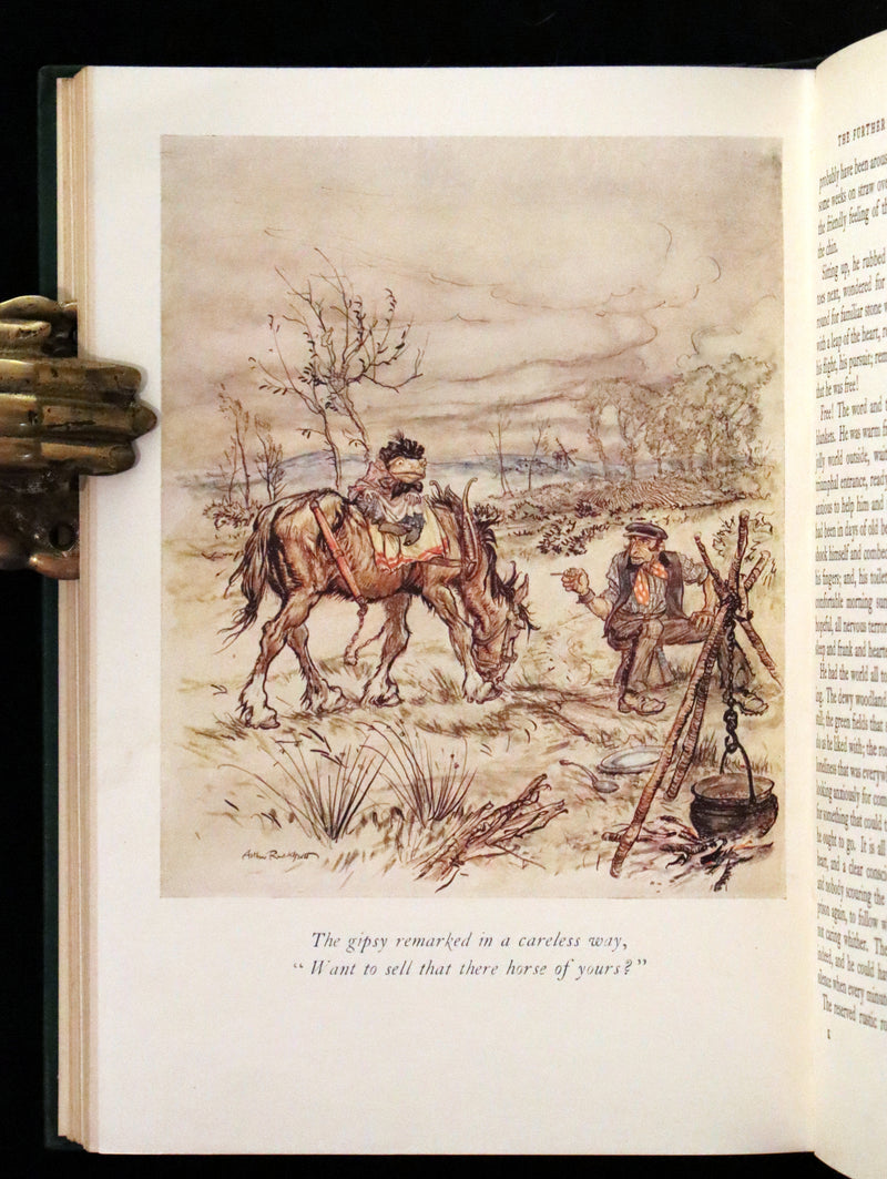 1950 Rare First RACKHAM Edition - The WIND IN THE WILLOWS by Kenneth Grahame.