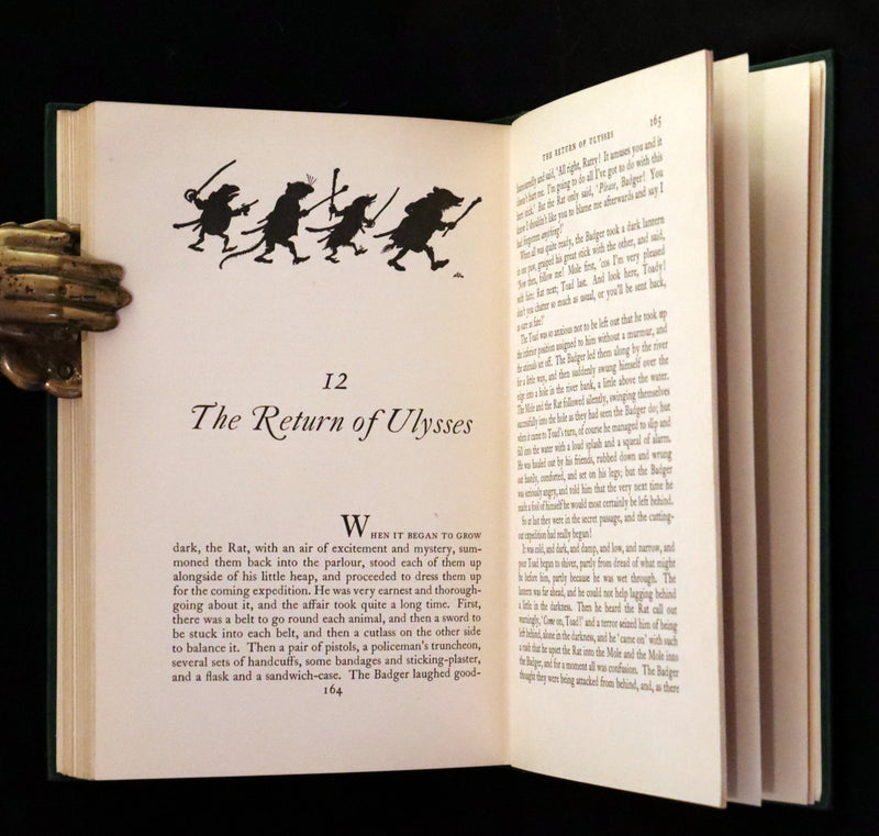 1950 Rare First RACKHAM Edition - The WIND IN THE WILLOWS by Kenneth Grahame.