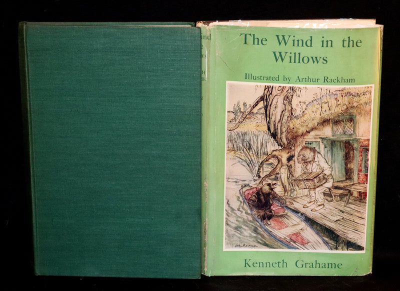 1950 Rare First RACKHAM Edition - The WIND IN THE WILLOWS by Kenneth Grahame.