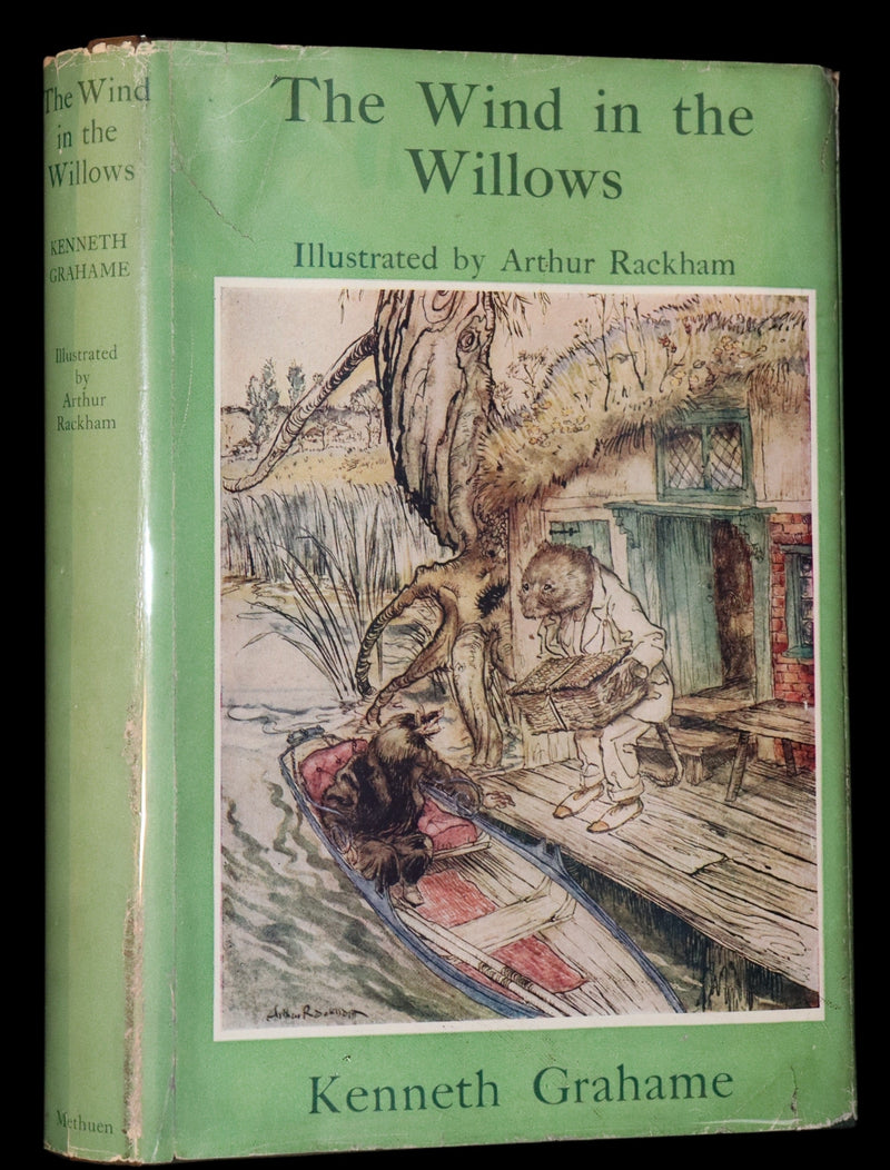 1950 Rare First RACKHAM Edition - The WIND IN THE WILLOWS by Kenneth Grahame.