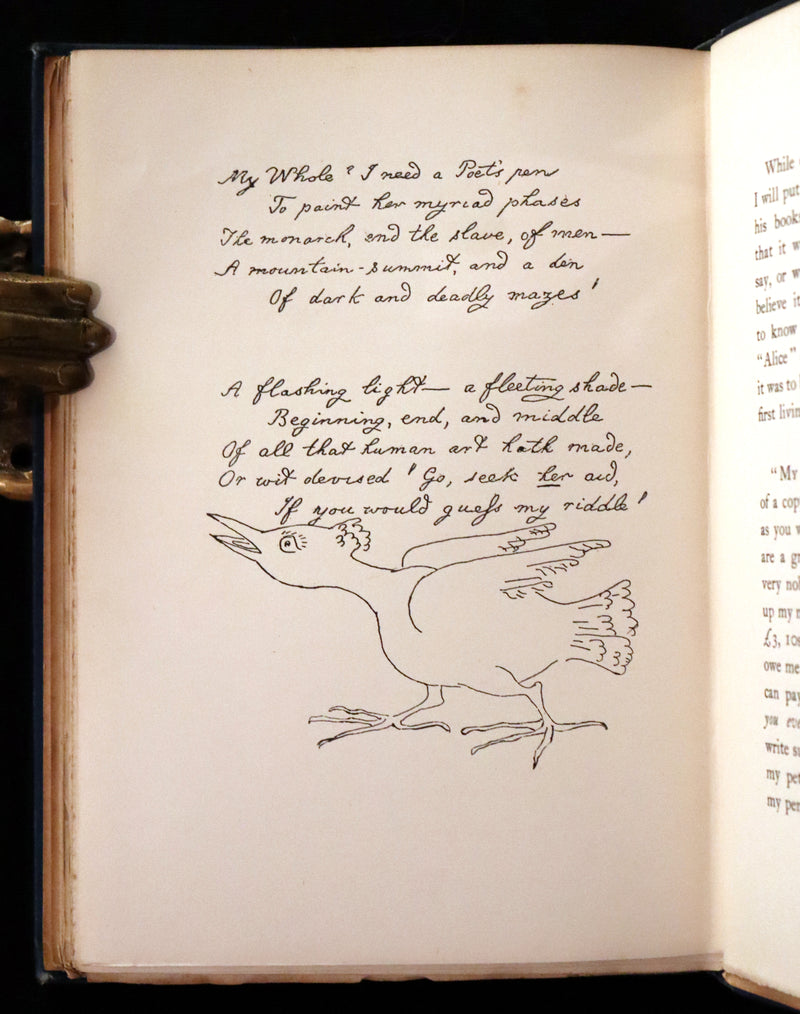 1899 First Edition - The Story of Lewis Carroll. Told for young people by the real Alice in Wonderland, Miss Isa Bowman.