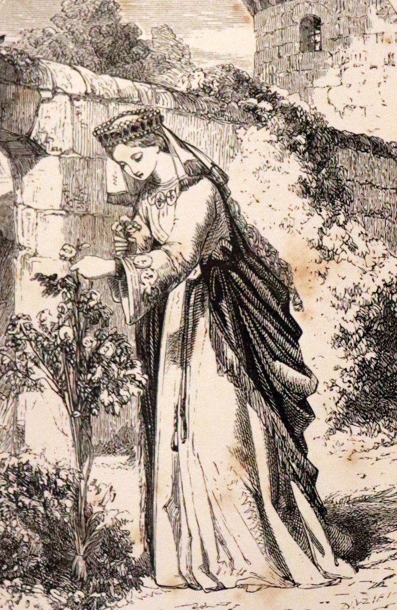 1867 Rare Victorian Book - The Canterbury Tales by Chaucer illustrated by Corbould.