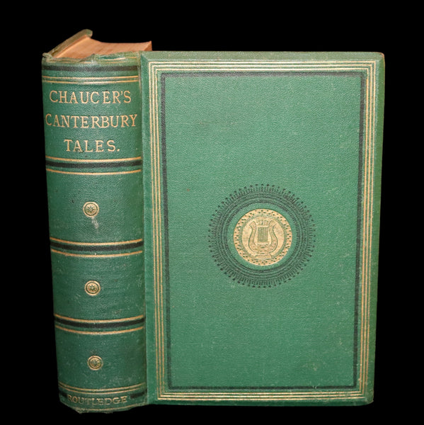 1867 Rare Victorian Book - The Canterbury Tales by Chaucer illustrated by Corbould.