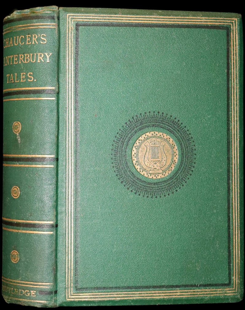 1867 Rare Victorian Book - The Canterbury Tales by Chaucer illustrated by Corbould.
