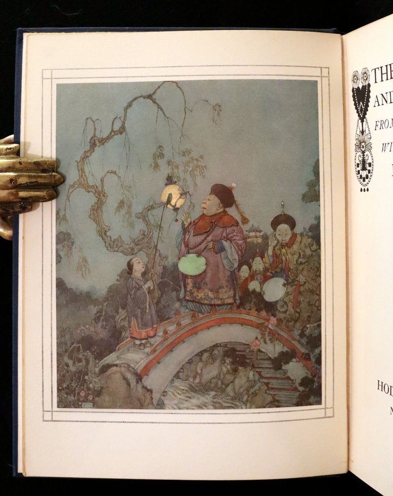 1911 Rare First Edition - The Nightingale and Other Stories from Andersen, Illustrated By Edmund Dulac.
