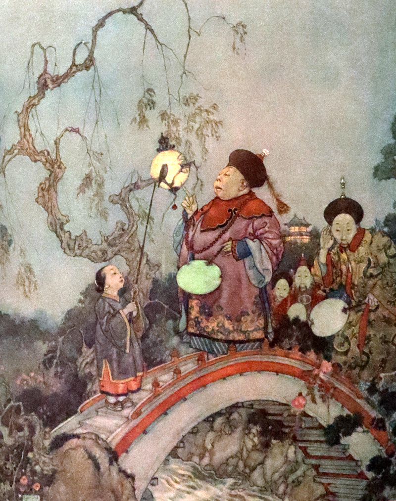 1911 Rare First Edition - The Nightingale and Other Stories from Andersen, Illustrated By Edmund Dulac.