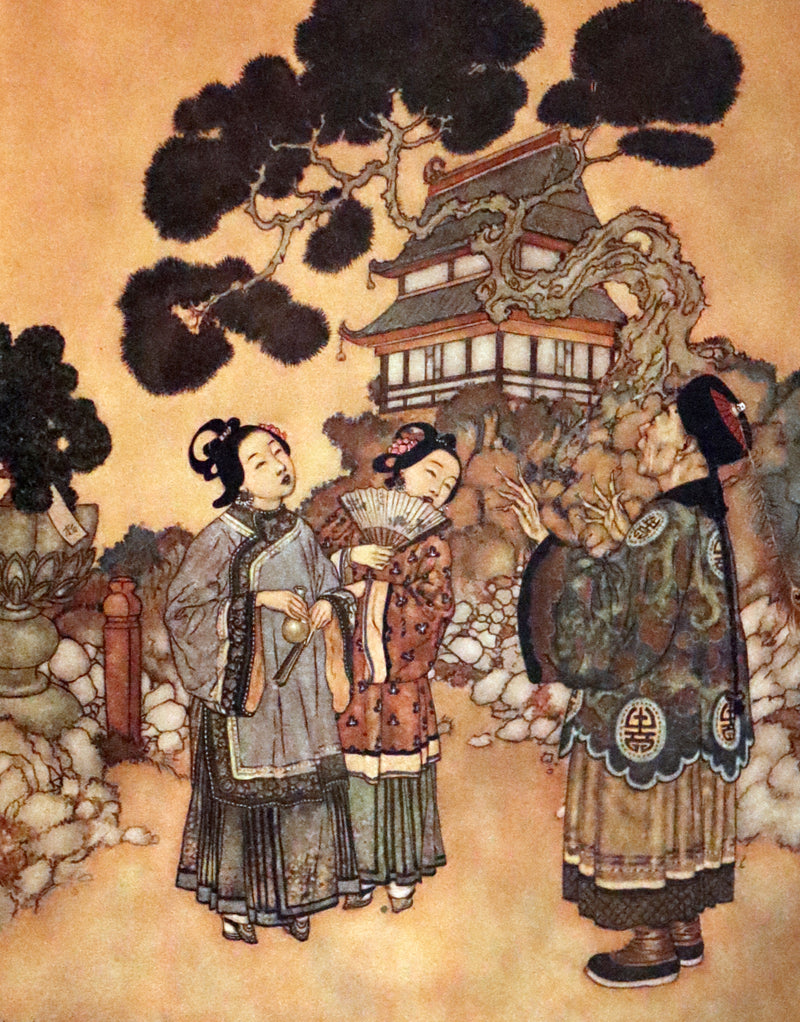 1911 Rare First Edition - The Nightingale and Other Stories from Andersen, Illustrated By Edmund Dulac.