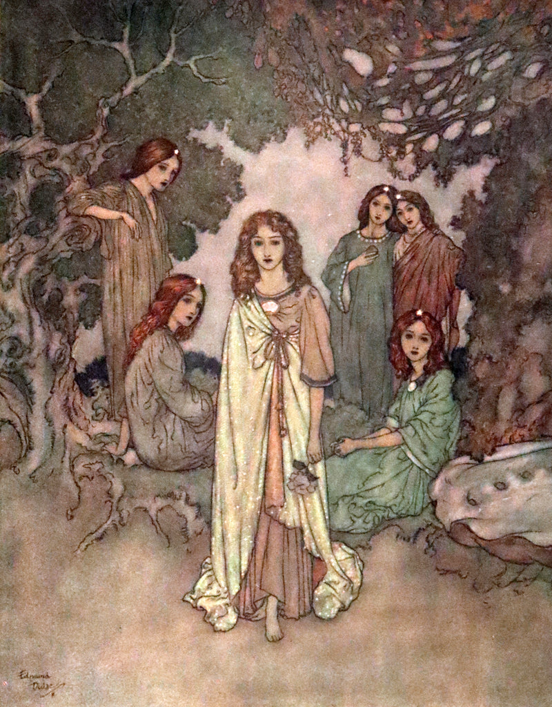 1911 Rare First Edition - The Nightingale and Other Stories from Andersen, Illustrated By Edmund Dulac.