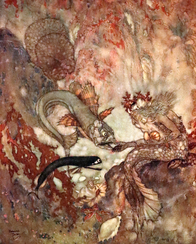 1911 Rare First Edition - The Nightingale and Other Stories from Andersen, Illustrated By Edmund Dulac.