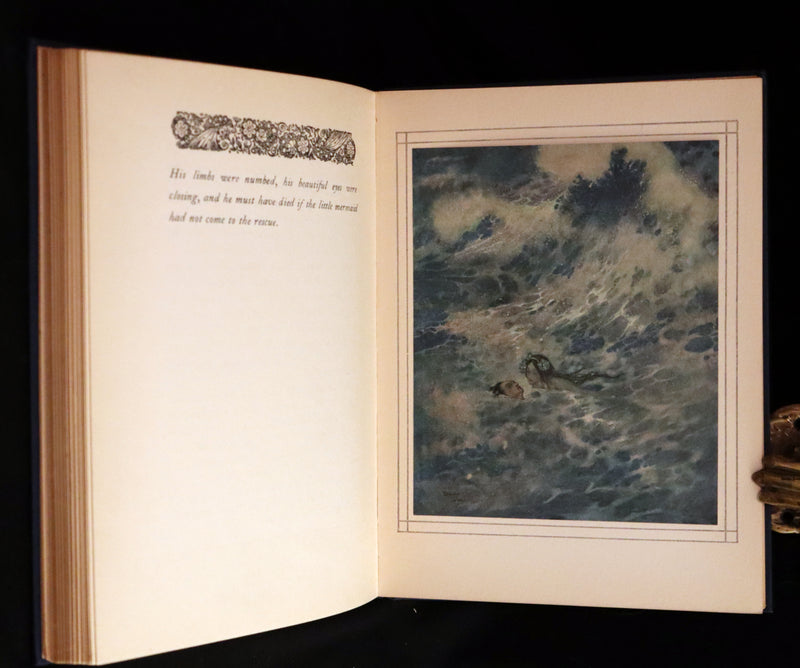 1911 Rare First Edition - The Nightingale and Other Stories from Andersen, Illustrated By Edmund Dulac.