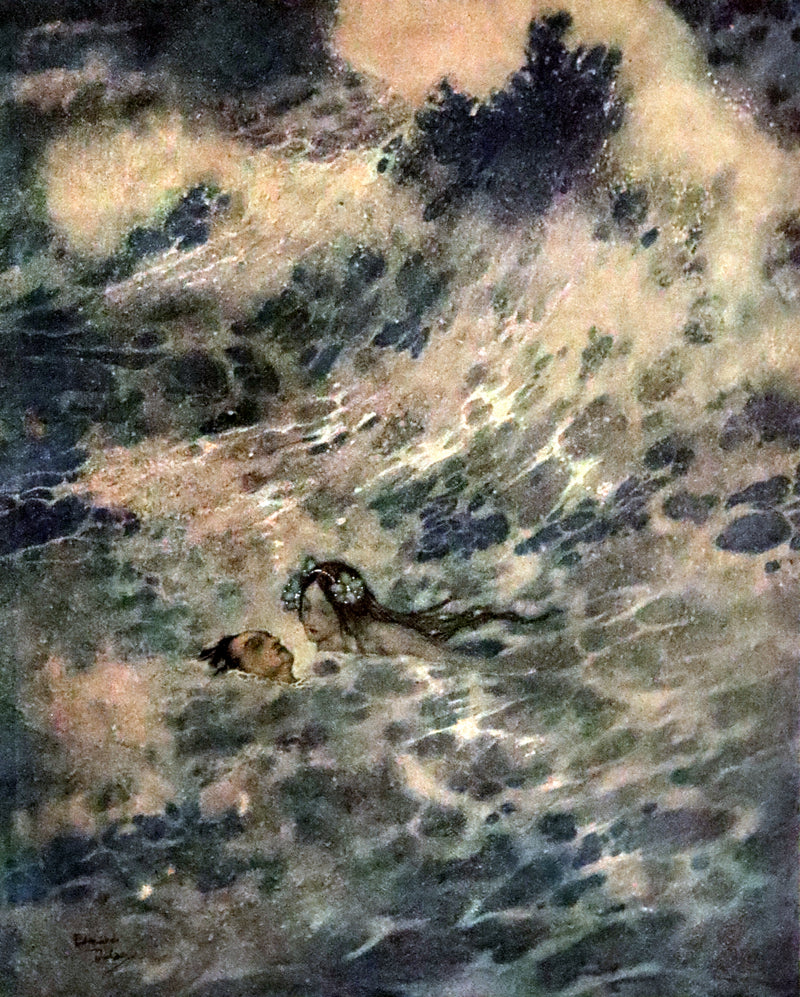 1911 Rare First Edition - The Nightingale and Other Stories from Andersen, Illustrated By Edmund Dulac.