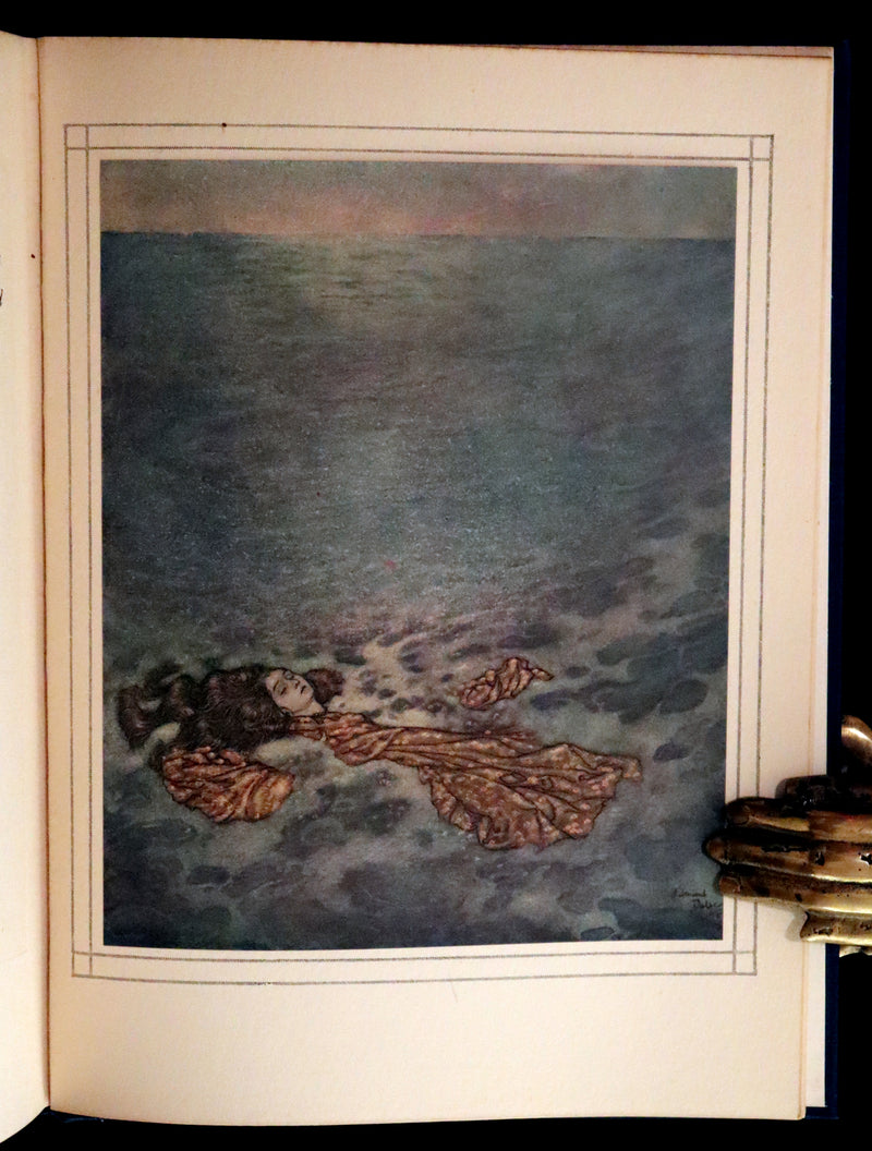 1911 Rare First Edition - The Nightingale and Other Stories from Andersen, Illustrated By Edmund Dulac.