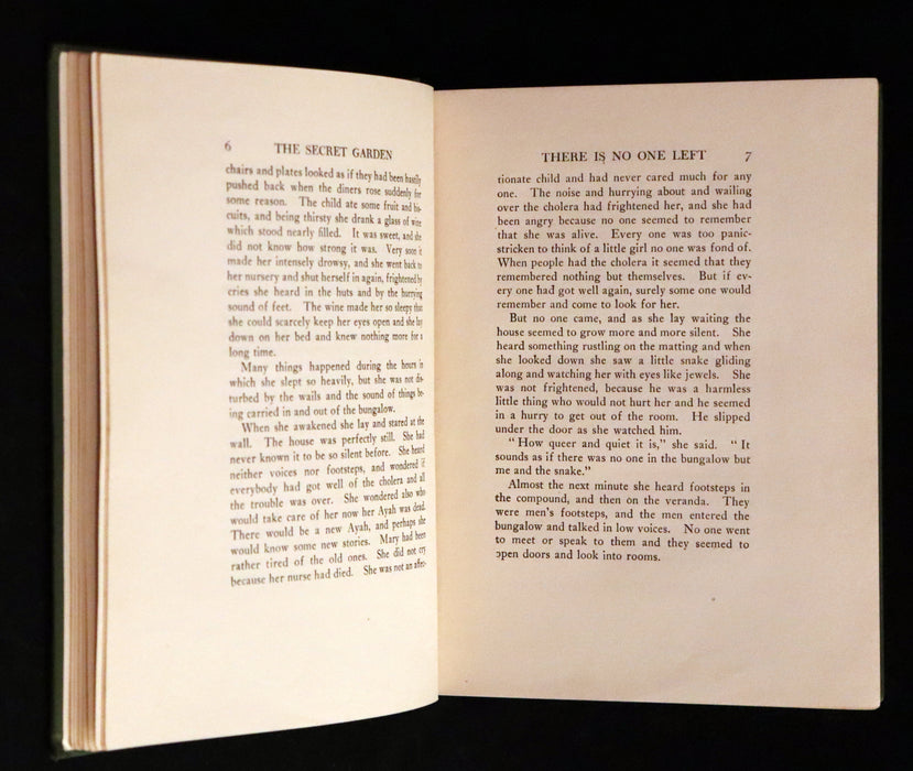 1911 Rare First Edition Book - The SECRET GARDEN by Frances Hodgson Burnett.