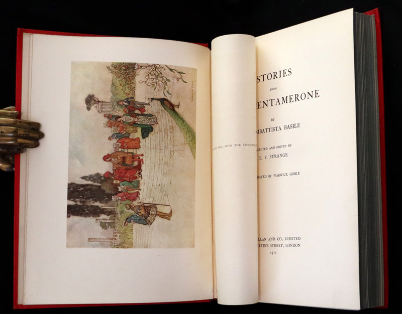 1911 Rare First Edition - STORIES from the PENTAMERONE Illustrated by Warwick GOBLE. Neapolitan Fairy Tale.