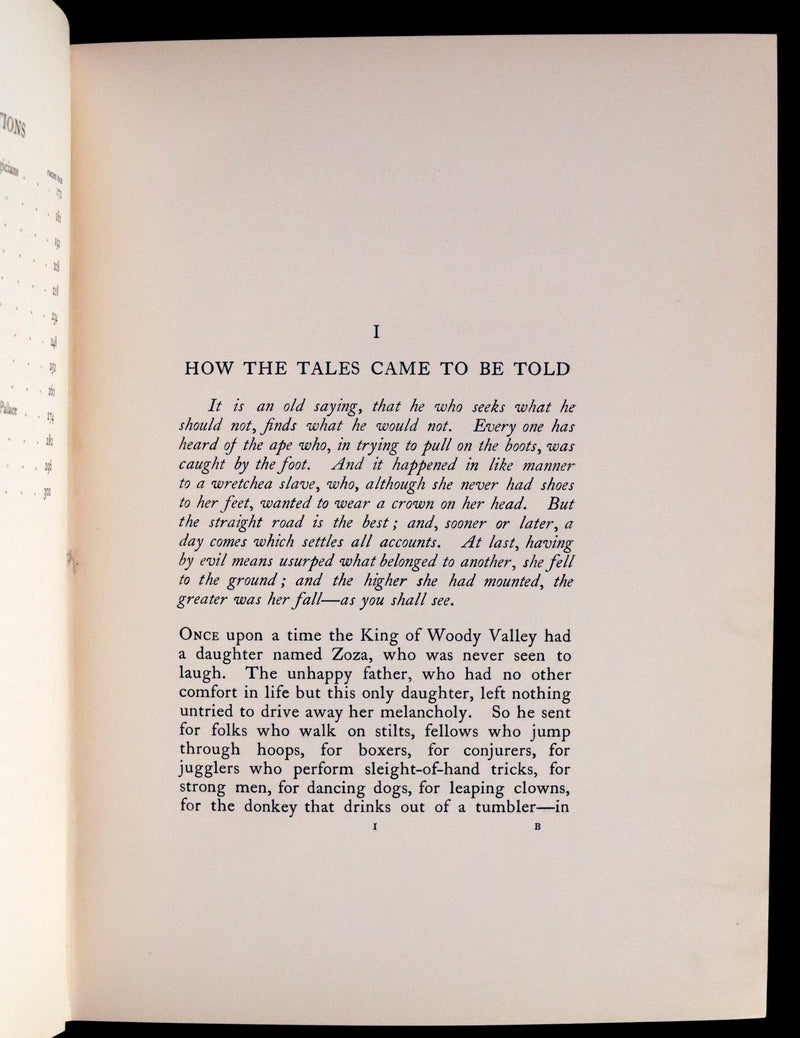 1911 Rare First Edition - STORIES from the PENTAMERONE Illustrated by Warwick GOBLE. Neapolitan Fairy Tale.