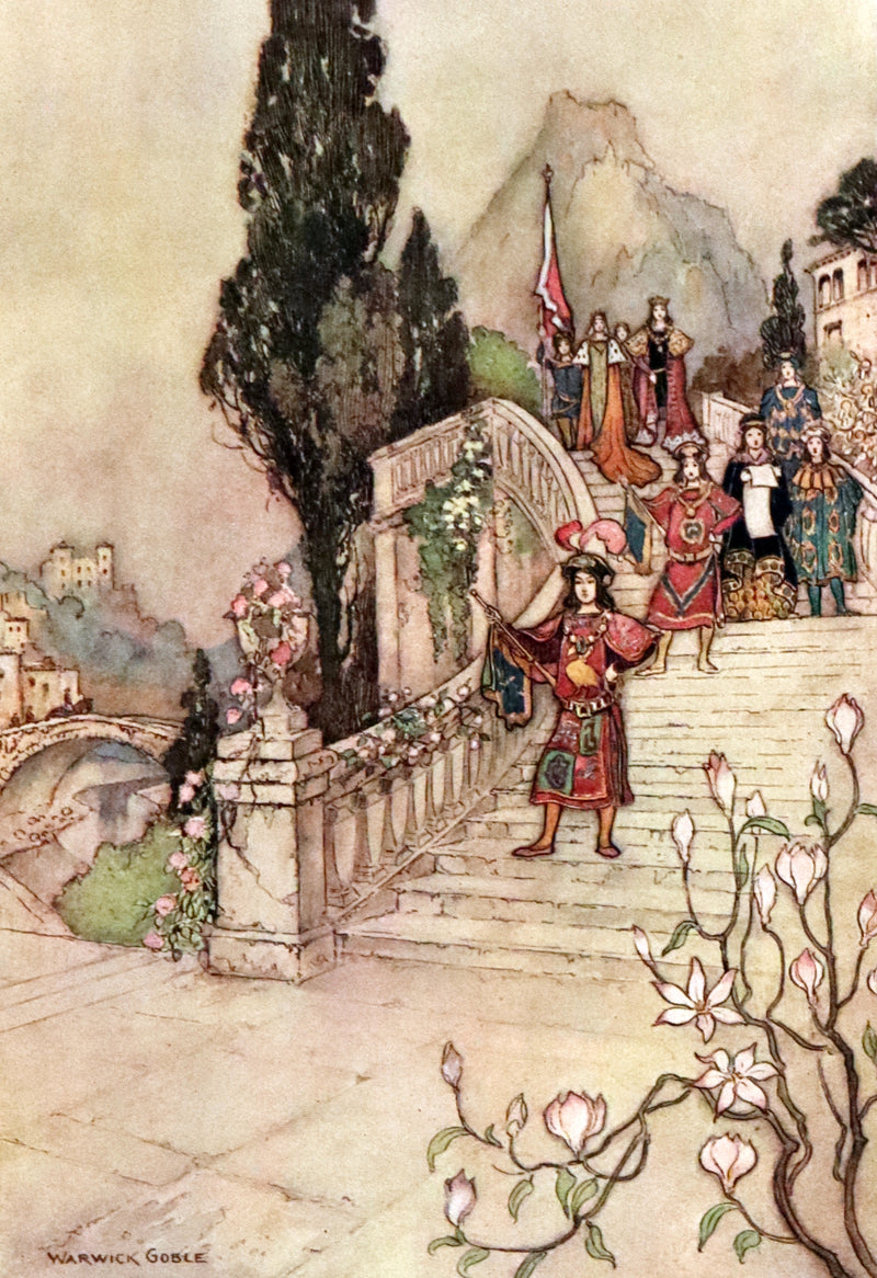 1911 Rare First Edition - STORIES from the PENTAMERONE Illustrated by Warwick GOBLE. Neapolitan Fairy Tale.