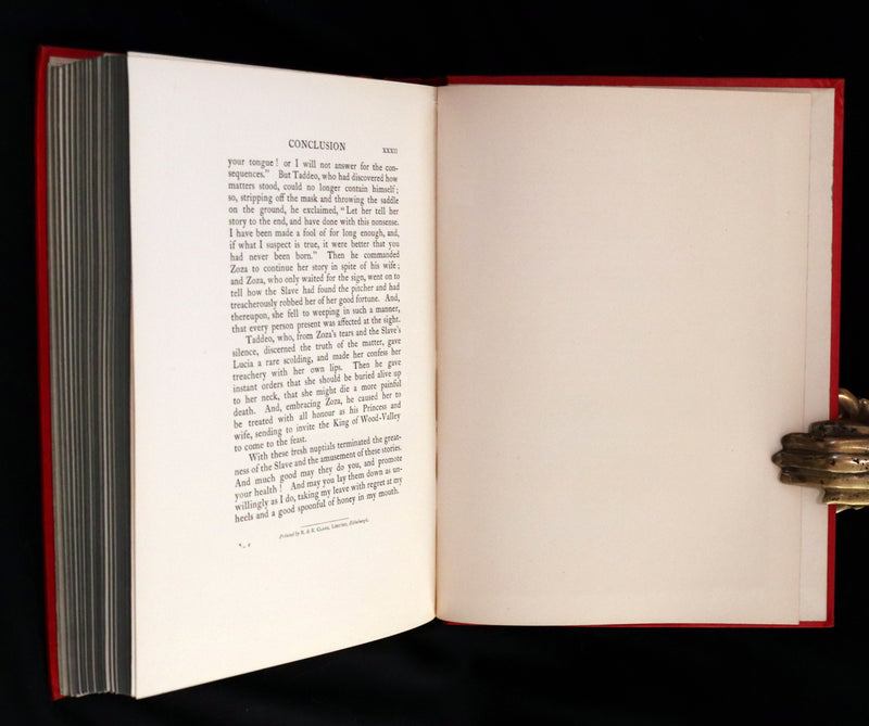 1911 Rare First Edition - STORIES from the PENTAMERONE Illustrated by Warwick GOBLE. Neapolitan Fairy Tale.