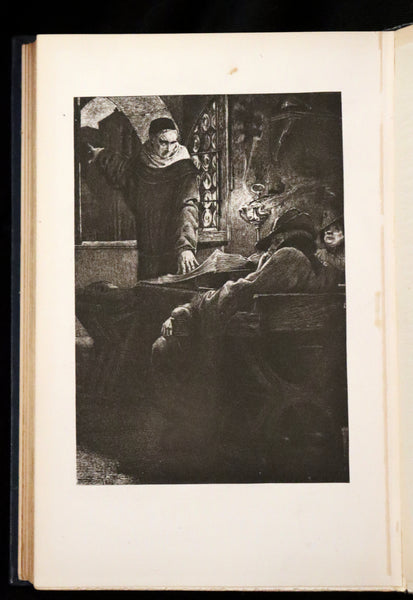1897 Rare Victorian Book set - NOTRE-DAME de Paris, The Hunchback of Notre-Dame by Victor Hugo. Gothic.