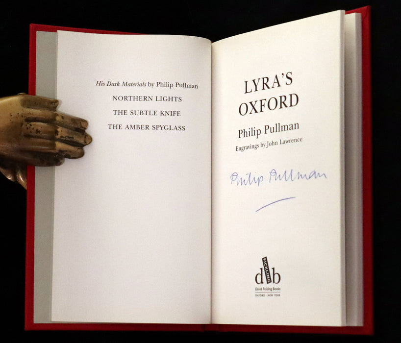 2003 Signed First Edition - LYRA'S OXFORD [His Dark Materials] by Philip Pullman. Illustrated.