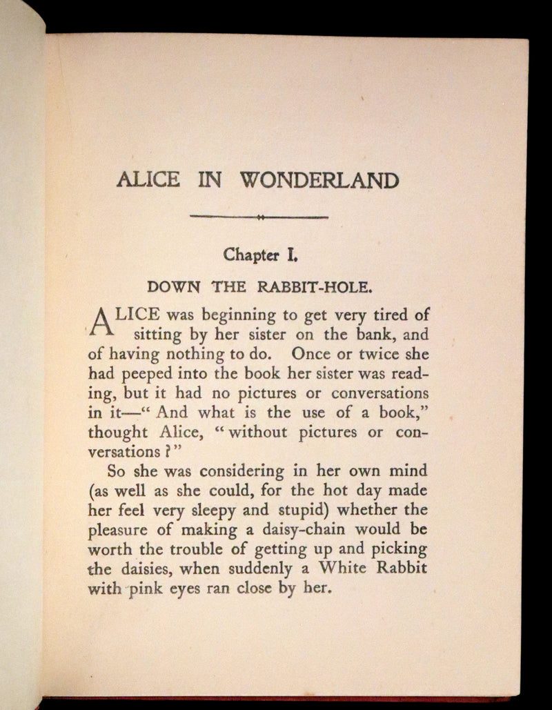 1916 Scarce Edition - Alice's Adventures in Wonderland illustrated by Harry Rountree.