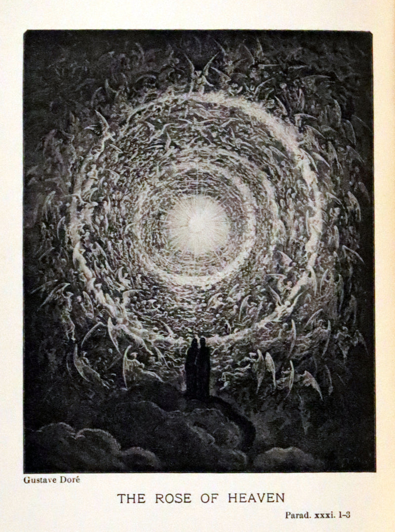 1899 Rare fine Dante book set in Bookcase - The Divina Commedia and Canzoniere translated by Edward Plumptre.