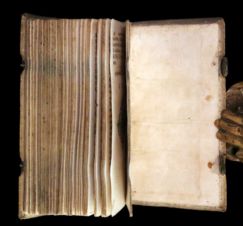 1685 Rare vellum Latin Book with claps - EXORCISM & Benediction Manual -  EXORCISMUS contra MALEFICIA, Benedictiones, Conjurationes, Absolutiones, ...