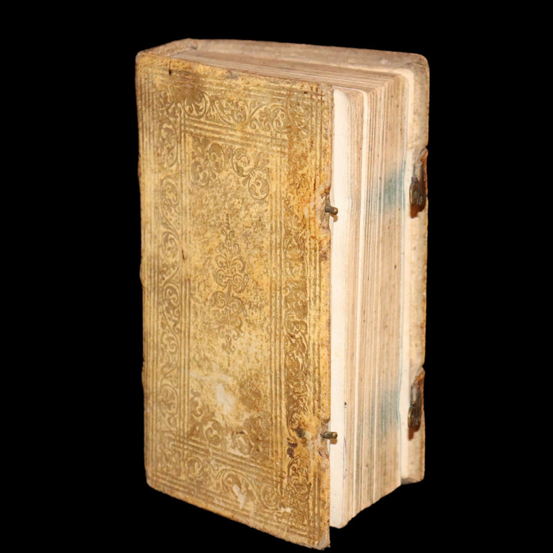 1685 Rare vellum Latin Book with claps - EXORCISM & Benediction Manual -  EXORCISMUS contra MALEFICIA, Benedictiones, Conjurationes, Absolutiones, ...