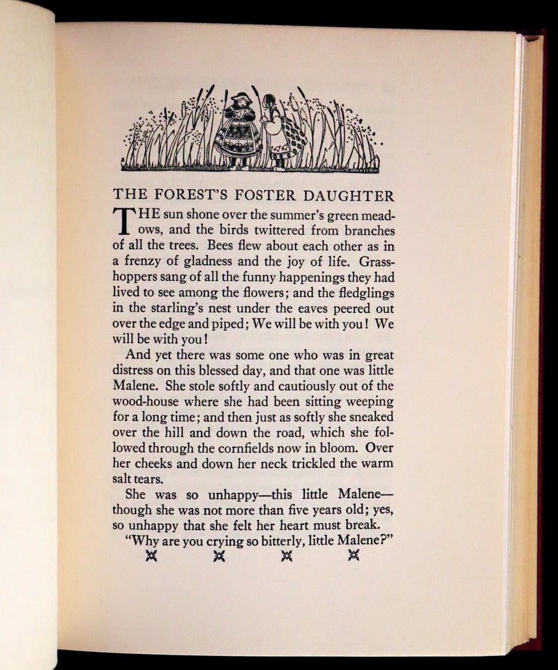 1925 First Edition - Old Swedish Fairy Tales by Anna Wahlenberg Illustrated by Jeannette Berkowitz.