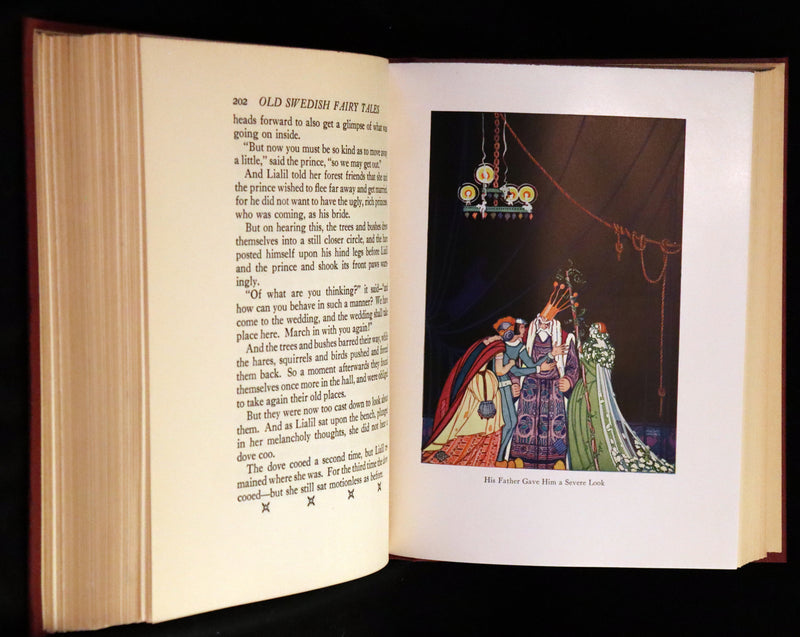1925 First Edition - Old Swedish Fairy Tales by Anna Wahlenberg Illustrated by Jeannette Berkowitz.